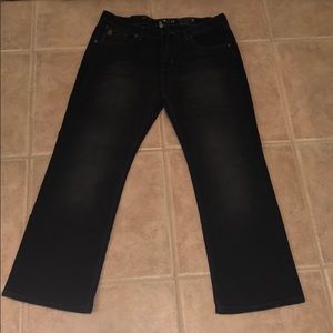 Black MARC ECKO cut & see boot cut jeans. 40/32